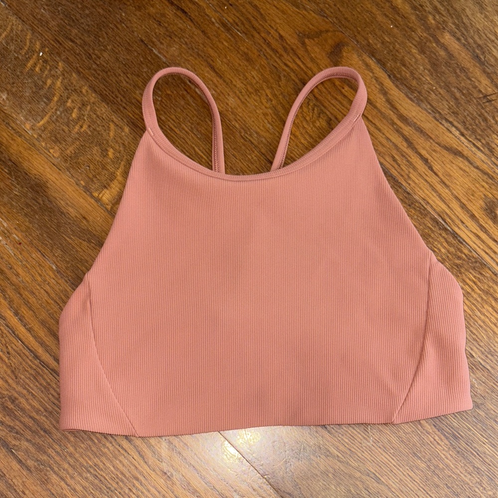 Lululemon Women's High Neck Ribbed Training Sports Bra